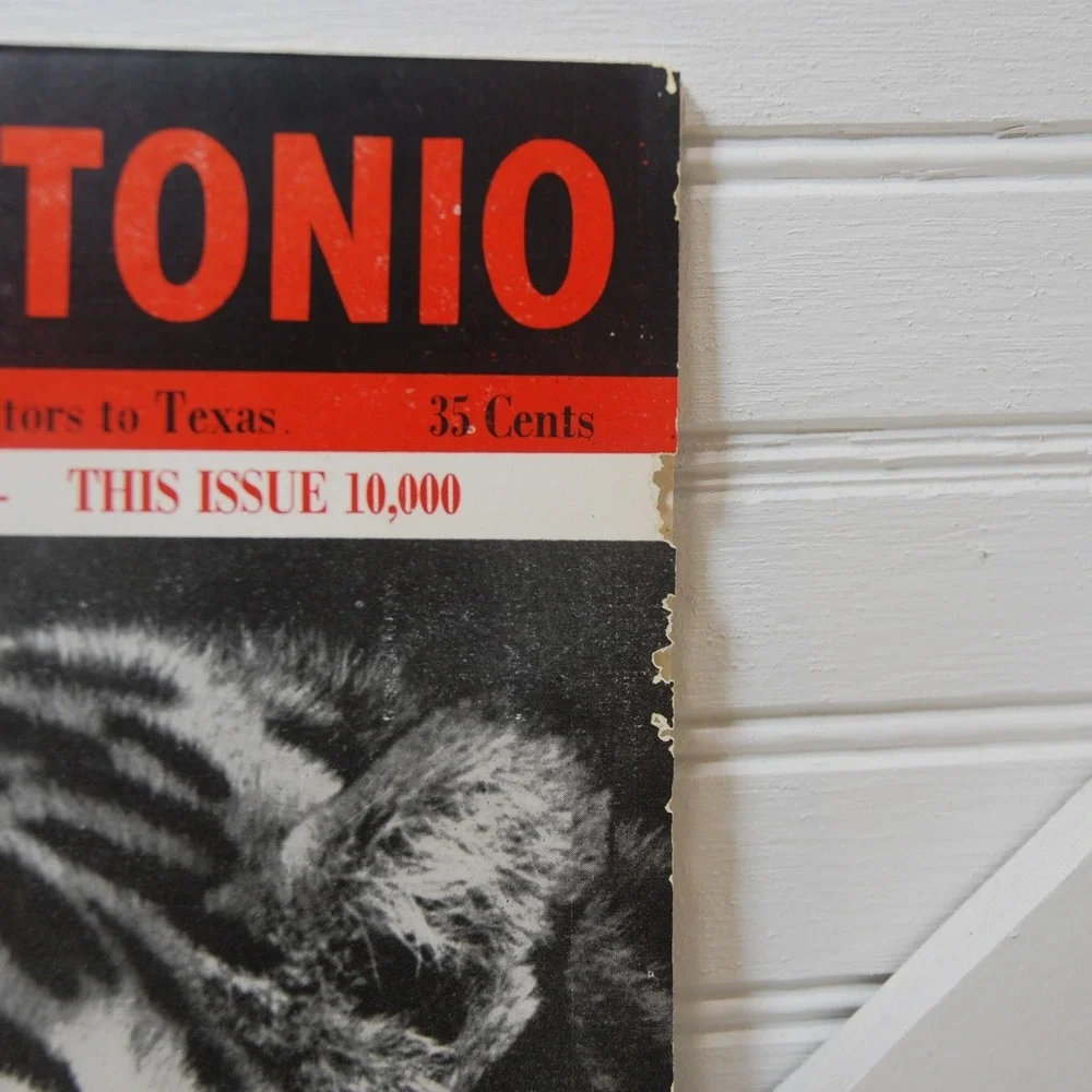 Vintage San‎ Antonio Magazine Texas October 1958 Zoo edition Tiger City